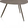 Salutina, salontafel 68 x 68 cm - 3 pootjes - steelbrown