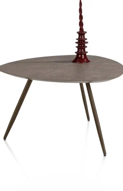 Salutina, salontafel 68 x 68 cm - 3 pootjes - steelbrown