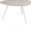 Salutina, salontafel 68 x 68 cm - 3 pootjes - crème