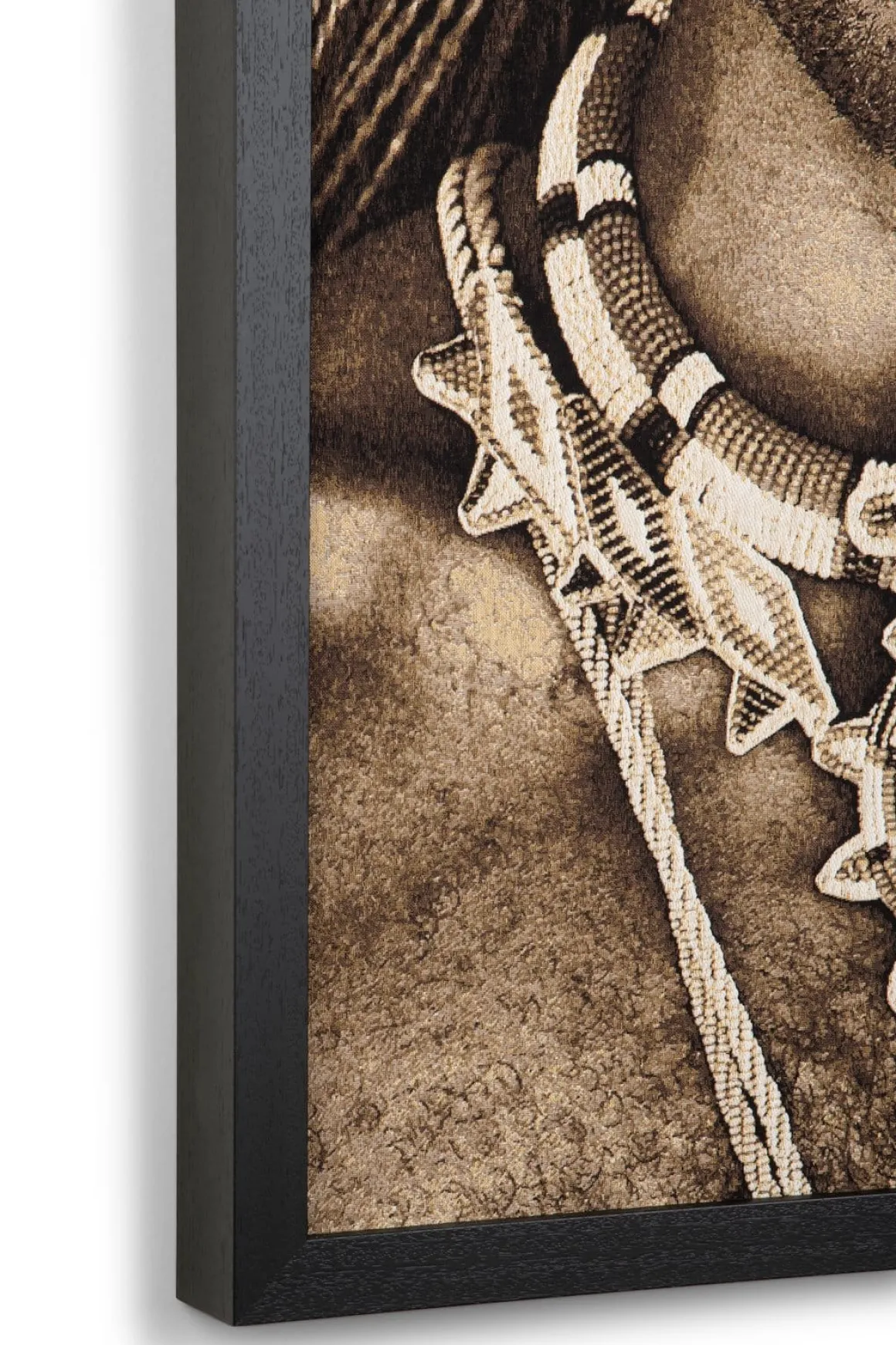 Samburu Warrior schilderij in de kleur Multi Color - COCOmaison