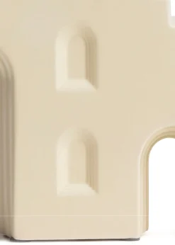 Skala kandelaar (H17.6cm) in de kleur Creme - COCOmaison