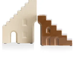 Skala kandelaar (H17.6cm) in de kleur Creme - COCOmaison