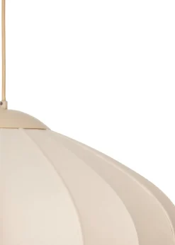 Skip low (Hanglamp 1*E27) in de kleur Beige - COCOmaison