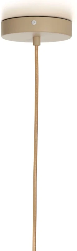 Skip low (Hanglamp 1*E27) in de kleur Beige - COCOmaison