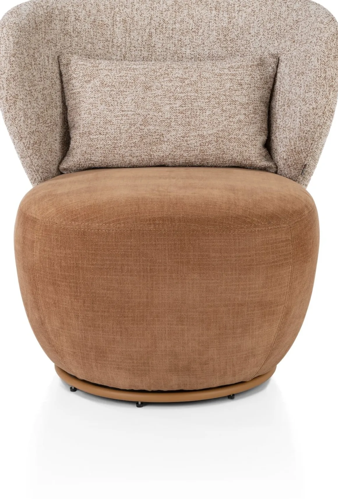 Solee fauteuil - draaibaar in de kleur Koper - XOOON