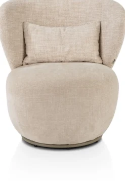 Solee fauteuil - draaibaar in de kleur Crème - XOOON