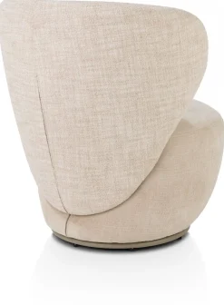 Solee fauteuil - draaibaar in de kleur Crème - XOOON