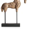 Stallion beeld (H35cm) in de kleur Goud - COCOmaison