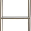 Stand up rek 45x50x193cm in de kleur Goud - COCOmaison