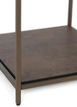 Stand up rek 45x50x193cm in de kleur Goud - COCOmaison