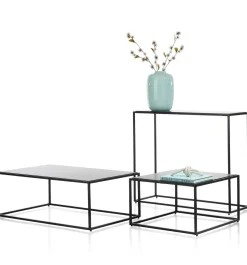 Stand Up salontafel in de kleur Zwart - COCOmaison