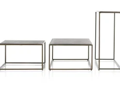 Stand Up salontafel in de kleur Goud - COCOmaison