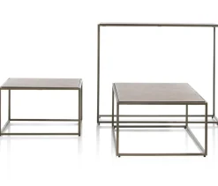 Stand Up salontafel in de kleur Goud - COCOmaison