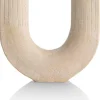 Suze vaas H16cm in de kleur Beige - COCOmaison