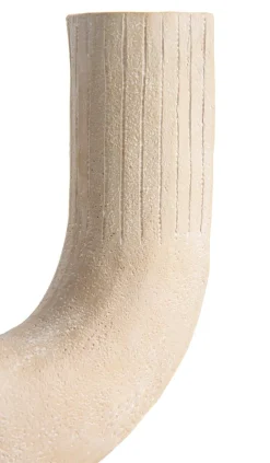 Suze vaas H16cm in de kleur Beige - COCOmaison