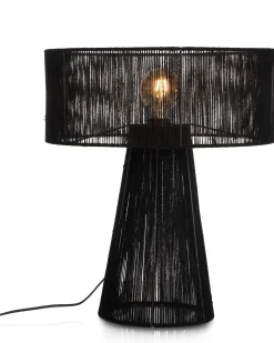 Tali tafellamp 1*E27 H57cm in de kleur Zwart - COCOmaison