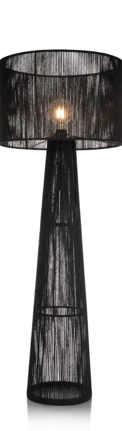 Tali vloerlamp 1*E27 H120cm in de kleur Zwart - COCOmaison