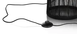 Tali vloerlamp 1*E27 H120cm in de kleur Zwart - COCOmaison