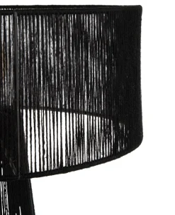 Tali vloerlamp 1*E27 H120cm in de kleur Zwart - COCOmaison