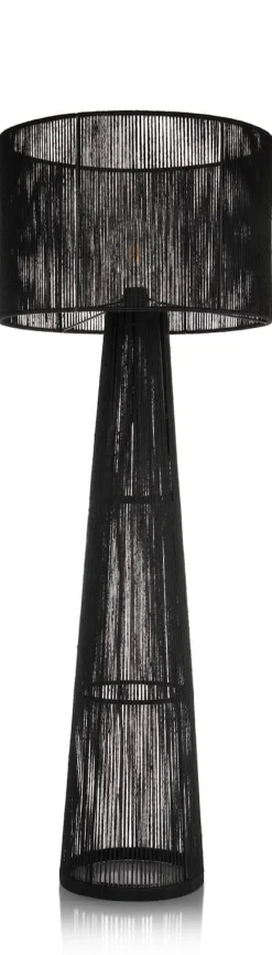 Tali vloerlamp 1*E27 H120cm in de kleur Zwart - COCOmaison
