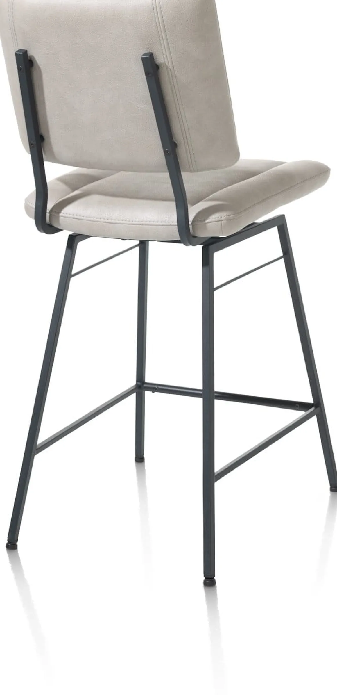 TATUM barstoel - draaibaar - stof Pala - lichtgrijs