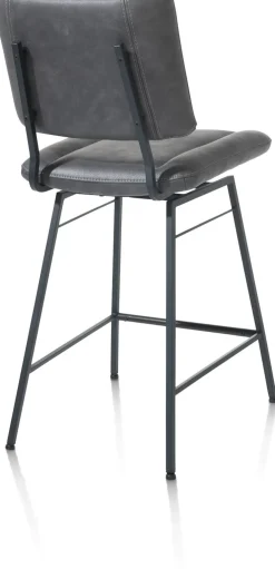 TATUM barstoel - draaibaar - stof Pala - antraciet