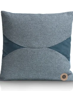 Timeless Aria kussen 45x45cm in de kleur Blauw - COCOmaison