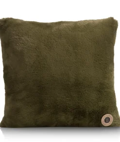 Timeless Evie kussen 45x45cm in de kleur Olijf - COCOmaison