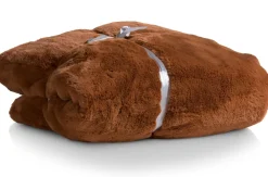 Timeless Evie plaid 130x160cm in de kleur Koper - COCOmaison