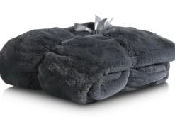 Timeless Evie plaid 130x160cm in de kleur Antraciet