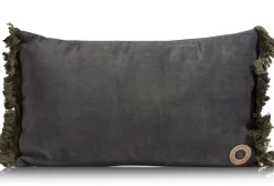 Timeless Mila kussen 30x50cm in de kleur Olijf - COCOmaison