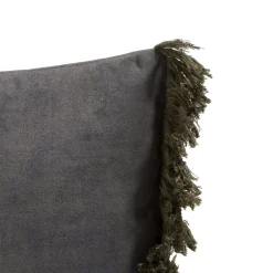 Timeless Mila kussen 30x50cm in de kleur Olijf - COCOmaison