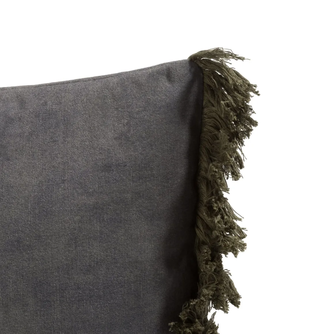 Timeless Mila kussen 30x50cm in de kleur Olijf - COCOmaison