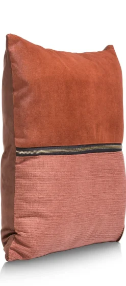 Timeless Sofia kussen 45x45cm in de kleur Koper - COCOmaison