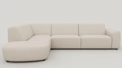 Tineo, hoekbank links - Livigno - Creme