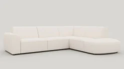 Tineo, hoekbank rechts - Ponti - Creme