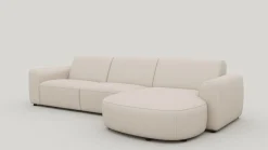 Tineo, loungebank rechts - Livigno - Creme