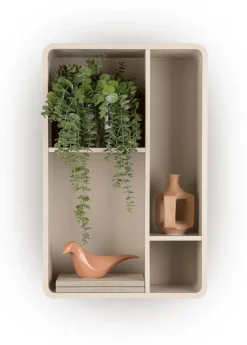 Trentino, Wand-element 85 cm. - mdf gelakt - Creme