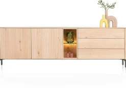 Trenton dressoir 240 cm - 2-deuren in de kleur Naturel - XOOON