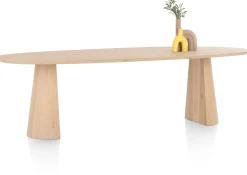 Trenton eetkamertafel 270 x 120 cm in de kleur Naturel - XOOON