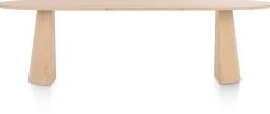 Trenton eetkamertafel 270 x 120 cm in de kleur Naturel - XOOON