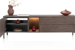 Trenton, lowboard 180 cm - 1-deur + 2-laden + 1-niche - Clay