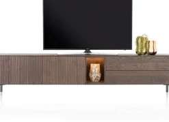 Trenton lowboard 240 cm - 2-deuren + 2-laden + 1-niche - XOOON