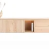Trenton, Lowboard 270 cm. - 2-deuren + 2-laden + 1-niche - natural