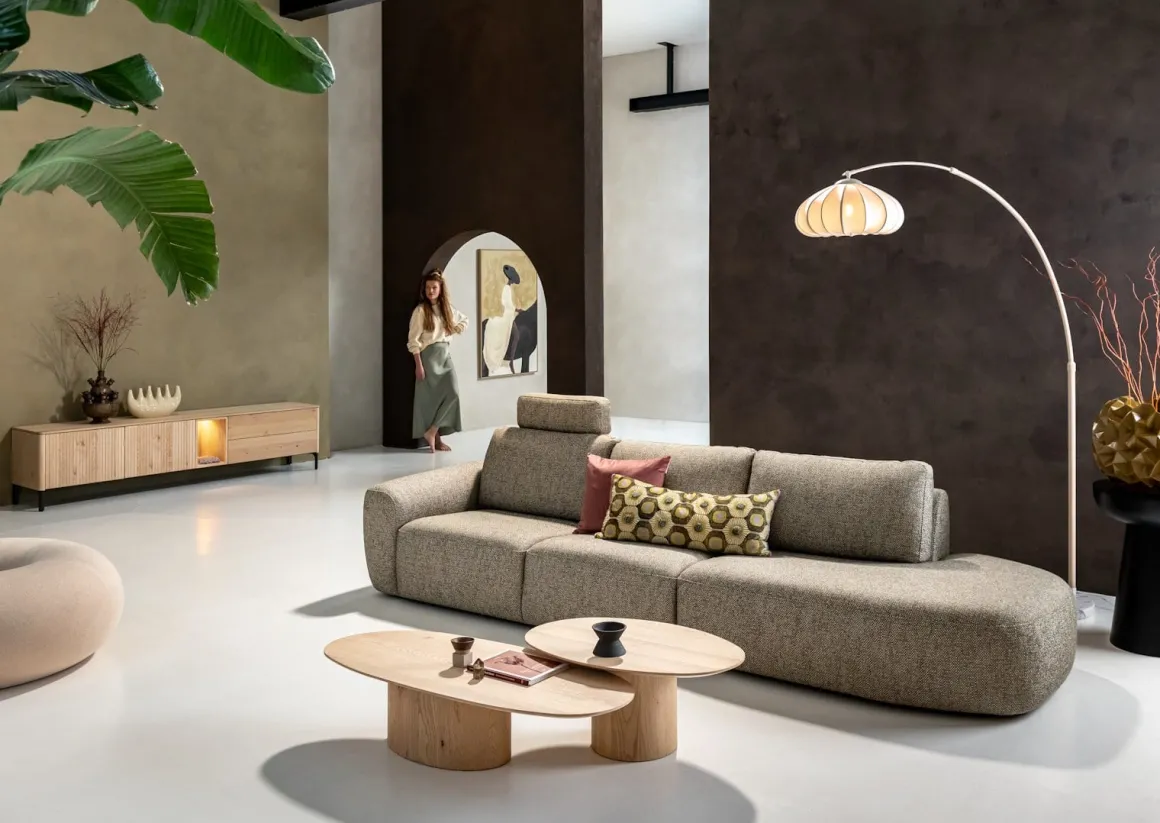 Trenton salontafel 120 x 50 cm in de kleur Naturel - XOOON