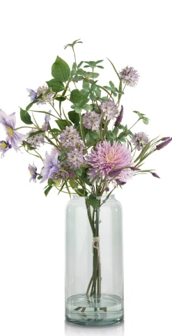 Tropaeolum Spray H88cm kunstbloem in de kleur Groen