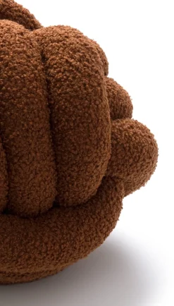 Twisted kussen (30x30cm) in de kleur Naturel - COCOmaison