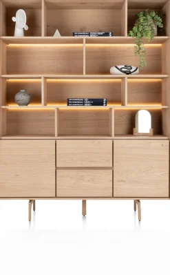 Valgard buffet 160 cm - 2-deuren (+ LED) - XOOON