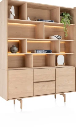 Valgard buffet 160 cm - 2-deuren (+ LED) - XOOON