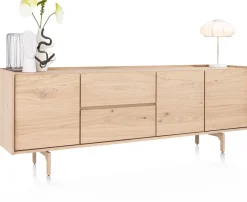 Valgard dressoir 230 cm - 3-deuren + 2-laden - XOOON